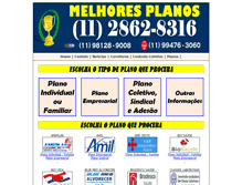 Tablet Screenshot of melhoresplanos.com.br